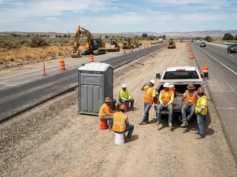 highway-road-construction-crew-007 — frequently asked questions, Porta Potty and Restroom Rentals in Cherryvale, SC